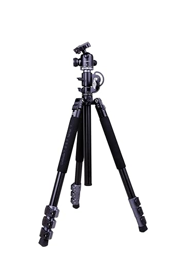 Image of AP 7280 Pro Professional Camera Tripod with Carrying Case, Black
