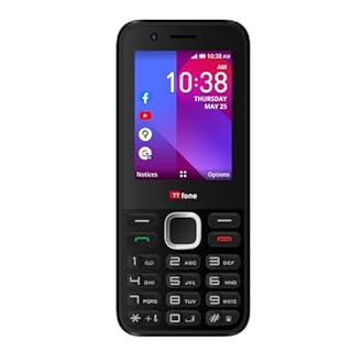 TTfone TT240 Simple Easy to use Mobile Phone - KaiOS Feature Smartphone (with Mains Charger)