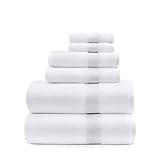 Standard Textile Lynova Towels (Set of 6) The Real Luxury Hotel Towel, 100% Cotton, 2 Bath Towels, 2 Hand Towels, 2 Wash Cloths