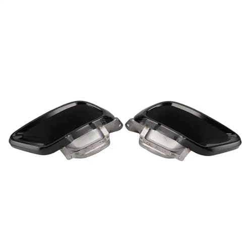 Tuyau d'échappement noir chromé en acier inoxydable look sport pour BMW X5 G05 2019