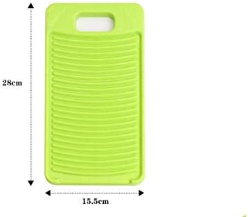 Miniatura 2 de Mini tabla de lavar antideslizante de plástico para el hogar para estudiantes ropa ropa limpia lavandería, verde