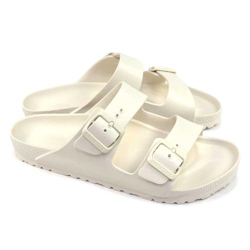 Birkenstock Arizona Eva Eggshell 1027384 Bianco Ciabatte Donna Fibbie Gomma 35 Birkenstock Arizona Eva Eggshell 1027384 Bianco Ciabatte Donna Fibbie Gomma 35