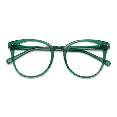 Image of Firmoo Blue Light Blocking Glasses for Women /Men, Round Fashion Retro Computer Anti Glare Anti Eyestrain Eyeglasses