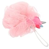 PLAFOPE Badeschwamm Einhorn Duschschwamm aus Hautfreundlichem PE PVC Cartoon Tierform für Sanfte Reinigung und Reichhaltigen Schaum zum Entfernen von Hautschüppchen und Überschüssigem Öl