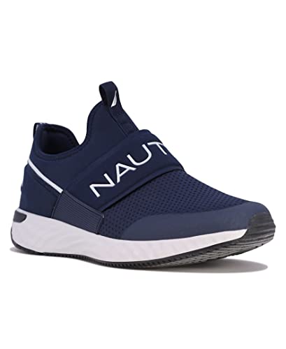 Image of Nautica Men's Slip-On Sneakers - Casual Fashion Shoes for Walking, in Medium & Wide Widths