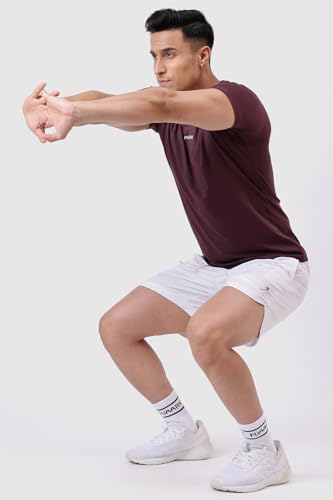 Image of FUAARK Men Solid Round Neck Slim Fit Tshirt