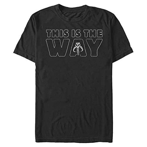 T-shirt Star Wars Mandalorian noir 3XL idéal pour week-end geek