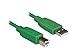 Produktbild USB 2.0 Anschlusskabel Stecker A an Stecker B, grün, 1,2m