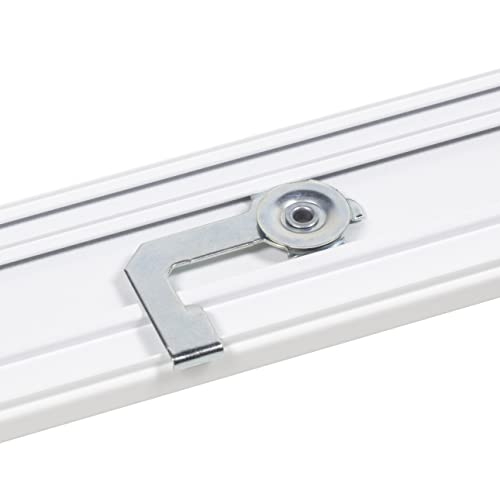 VIEWTEX Riel Panel Deslizante Blanco 191cm - Fabricado en España - Garantia 3 años