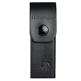 LEATHERMAN - Premium Leather Sheath, Fits Skeletool, Crunch & Charge - Black