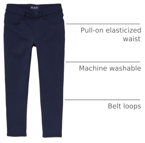 Image of The Children's Place Girls' Ponte Knit Pull on Jeggings