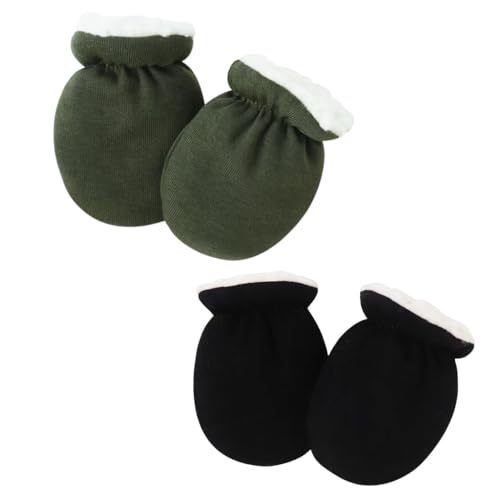 Baby Mittens Fleece Lined Infant Mittens Warm Newborn Boys and Girls Mittens Snow Gloves 0-6M