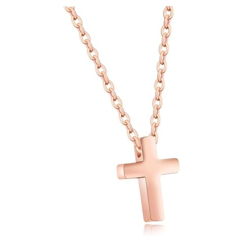 Collier croix en or rose FPEAOB Cover