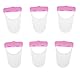 6 PCs Pferdestecher mit Schutzabdeckungen, Tragbare Pflegewerkzeuge für PET -Pflege und Trimmen (PINK)