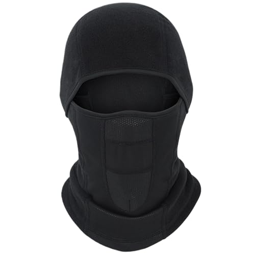Máscara de esquí, Polar Polar cálido máscara Facial Transpirable Cobertura Completa pasamontañas máscaras faciales pasamontañas a Prueba de Viento Hombres para esquí Snowboard Ciclismo Senderismo