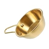 CHICAMPERA Tazón Inoxidable con Asa para Salsas y Aderezos para Vino de Arroz y de Kimchi Contenedor de Condimentos Elegante y Duradero