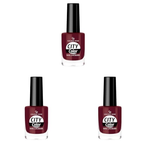 Golden Rose City Color Nail Lacquer Oje (No: 48) 3lü paket