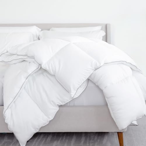 Cariloha Aloha Soft Down Alternative Comforter | White | Queen | 100% Viscose Cover & 100% Down Alternative Fill