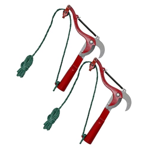 Angoily 2個高製 強力剪定鋏 耐久性ある 高枝トリマー 果樹剪定 木の枝切り 持ちやすく 収納簡単な