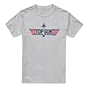 Paramount, Top Gun Logo Grey Unisex T Shirt, Athletic Heather, Small #3
