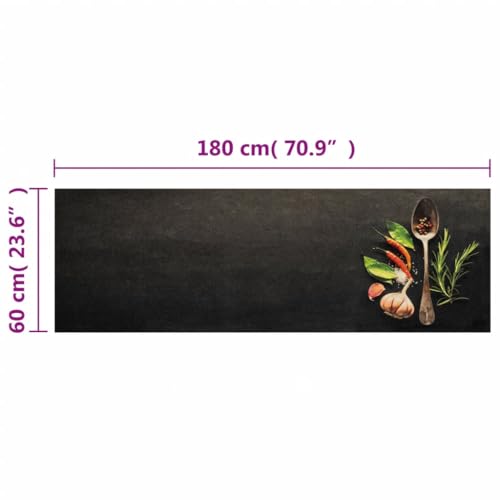 Tapis de cuisine antidérapant lavable pour éliminer les taches de graisse