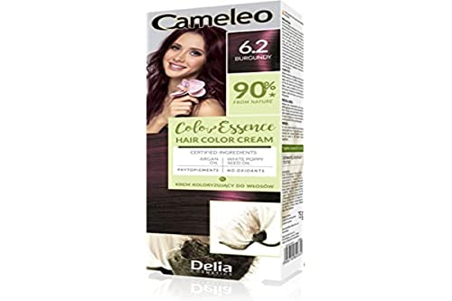 Cameleo - Color Essence - Färbecreme - Burgunderrot - Färbung 'TON IN TON'. - Wirkung bis zu 8 Waschgänge - Natürliche, tiefe Farbe - Farbauffrischung - Pflege - Weißer Mohn und Arganöl - 75g