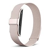 Smart Health Wutband, attività portatile e fitness tracker con base di ricarica magnetica per modalità Multi Sport (Gold)
