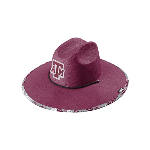 Image of FOCO Texas A&M Aggies NCAA Team Color Straw Hat