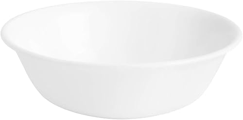 Miniatura 12 de Set de 6 platos rojos rubí para cena Corelle Livingware., Pack Platos de almuerzo, Blanco Blanco (Winter Frost White)