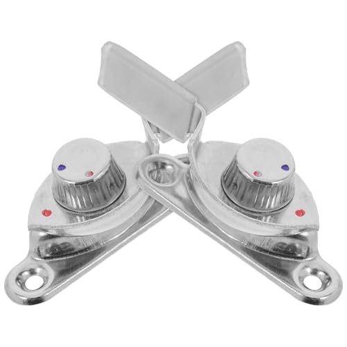 JECOMPRIS 2piezas Pestillo De Repuesto Para Ventanas Corredizas Cerraduras De Seguridad Acero Inoxidable Fácil Instalación