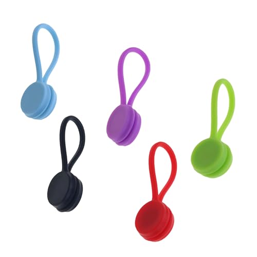 KENASTA �P�[�u���N���b�v �}�O�l�b�g�� 5���� ���^ ���@�\ �R�[�h�z���_�[ �z������ ���[ �Œ� ���˂� ������� USB Type-C/�C���t�H���Ή� �� �� ��� �J��Ԃ��g�p�\ (5�F���F)