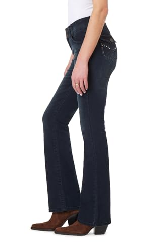 Image of WallFlower Luscious Curvy Bootcut Jeans for Women, Mid-Rise Insta Stretch Denim, Size-Inclusive Juniors Jeans