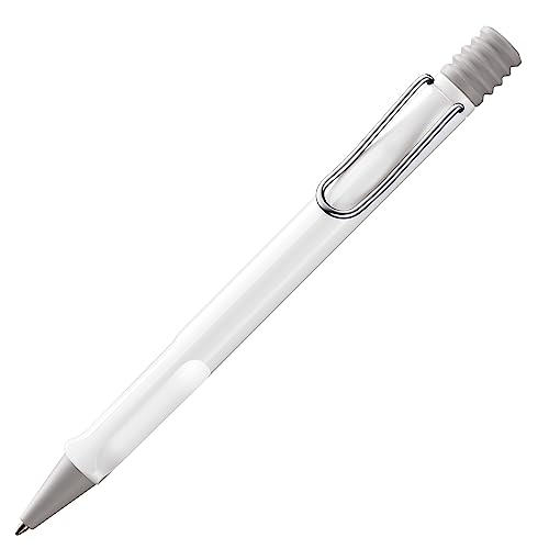 Lamy Fh19680 Safari 219 - Pluma Estilogrfica (Punta Media), Color Blanco
