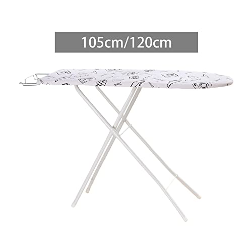 Adjustable Portable Ironing Board - 4 Height Settings Metal Frame Space-Saving Design for Apartments Bedrooms Dorms & Living Rooms - Perfect for Home Use - Image 4