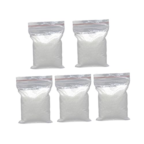 BESPORTBLE White Sand Scenery Making Snow Sand 80g/Bag 5 Packs for Aquarium and Garden Decor