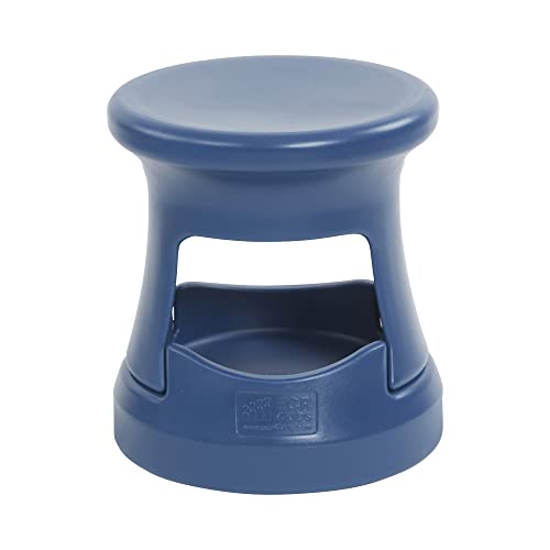 Image of ECR4Kids Storage Wobble Stool, 15in Seat Height, Active Seating, Navy