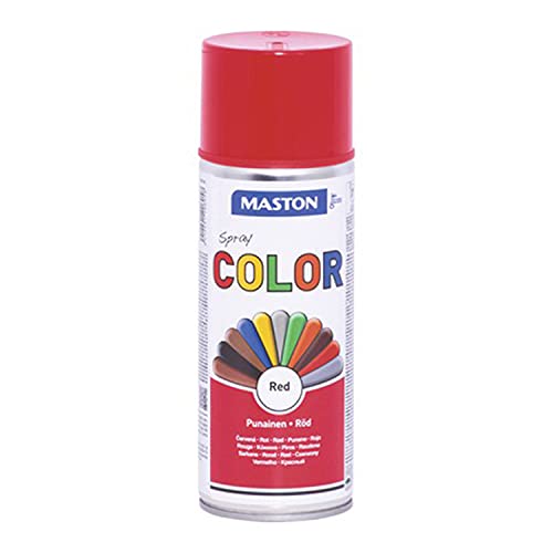 MASTON Colour Spray Paint 400 ml Gloss Red