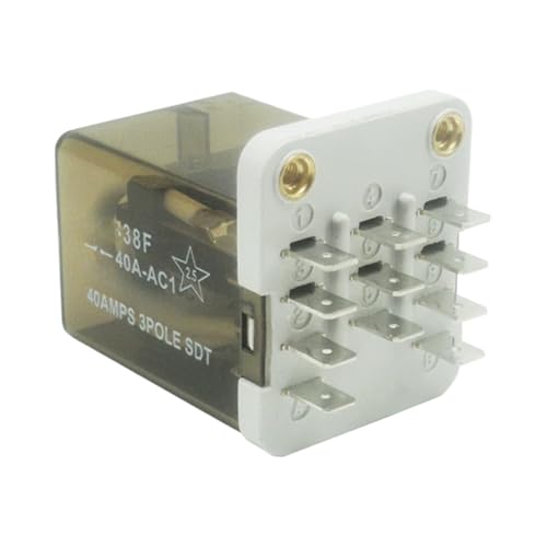 Relais 38F 40A évitez les surchauffes de circuit AC 220V DC 24V