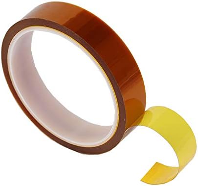 EQUTY BAYMERS 1 Roll 20mm X 33m 108ft Heat Vinyl Press Tape,Heat Resistant Sublimation Tape for Heat Transfer,High Temperature Tape for Electronics Masking,Soldering, Protecting Circuit Board