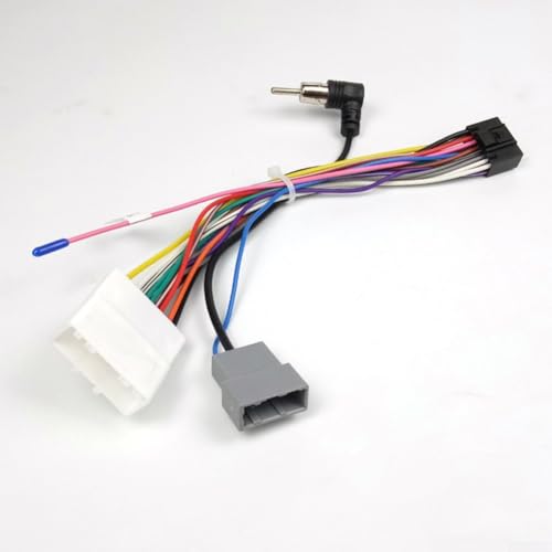 Pumixiy Faisceau de câble de connexion radio pour Nissan Prise en charge 16 broches pour autoradio Android Qashqai J10 Navara Xterra Rogue