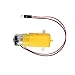 AEDIKO 4 Sets TT Motor DC 3-6V Gearbox Motor Dual Shaft 200RPM Ratio 1:48 Motor with Tire Wheel Kit for Arduino DIY Smart Car Robot