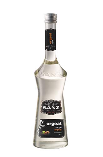 Orgeat Sirup Sanz Mandelsirup aus Spanien für Tiki-Cocktails alkoholfrei 0 7 L