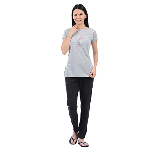 Image of Sweet Dreams Women Solid Cotton Rich Sleepwear /Loungewear Pyjamas