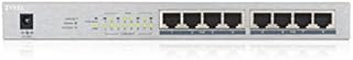 Zyxel 8 Port Gigabit Unmanaged 8 x PoE+ with 60 Watt Budget, UK Plug [GS1008HP]