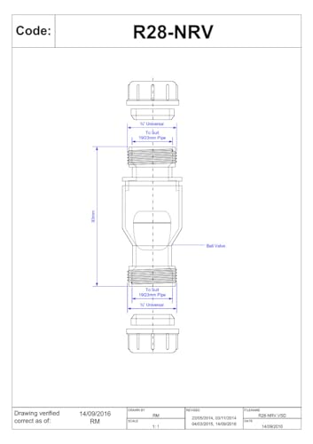 McAlpine �" Non-Return Valve R28-NRV