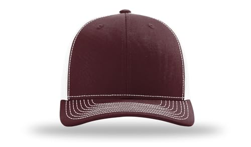 Image of Richardson 112 Trucker Hat - Premium Blank Baseball Cap, Adjustable Snapback Hat - Structured Six Panel Richardson Blank Hats