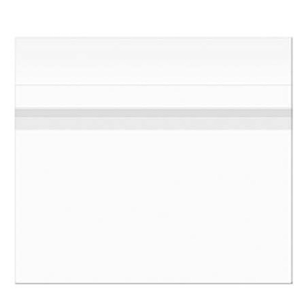 ClearBags Seal Top Closure Bags, 8 15/16x11 1/4, 100 Pack, Clear Photo Storage Bags, Resealable Sleeves, Art Prints, Pictures, Posters, Adhesive on