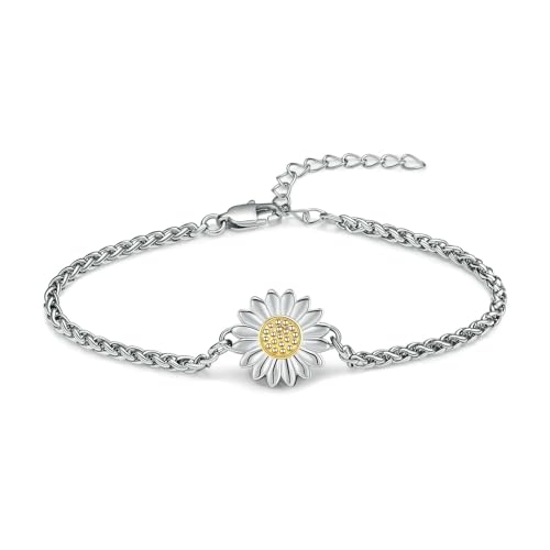 Bijoux commémoratifs cendres bracelet urne tournesol pour garder un souvenir précieux
