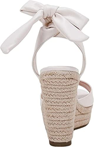 Image of SERAIH Womens Lace up Espadrilles Platform Wedges Sandals Heels Tie Ankle Strap Summer Dress Shoes