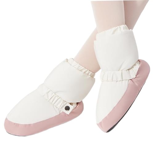 1 Pair Dance Booties, Waterproof & Windproof Dance Warm Up Booties, Soft Cozy Ballet Warm Up, Portable and Lightweight for Girls Women4
